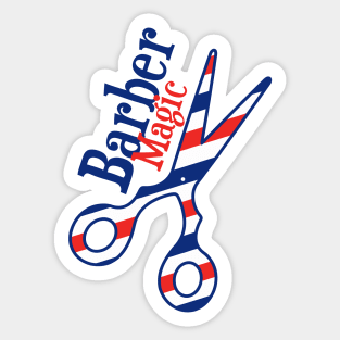 Barber Magic Sticker